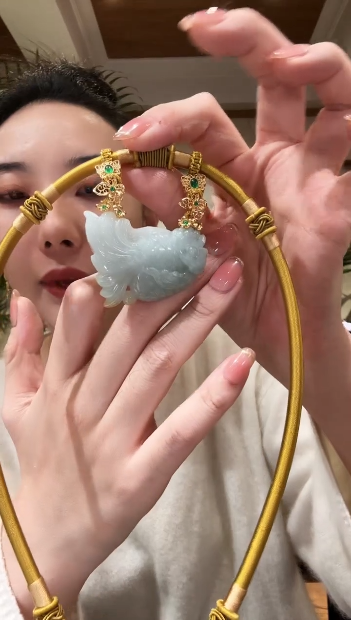 【闪购商品】翡翠颈饰未镶嵌国风