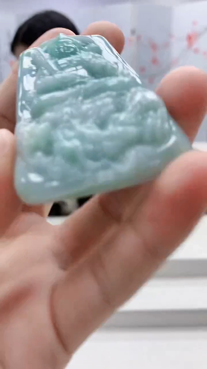 未镶嵌定制翡翠4812bb-毛货挂件41