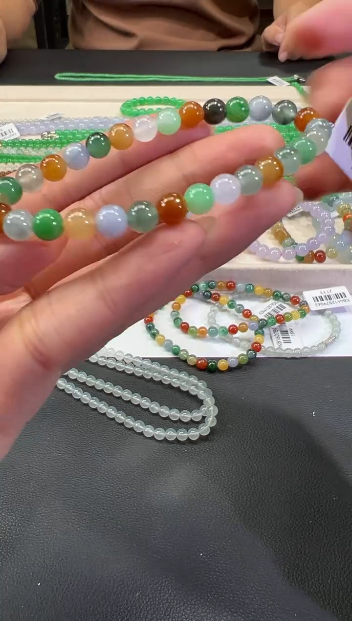 未镶嵌手串翡翠B102|3500