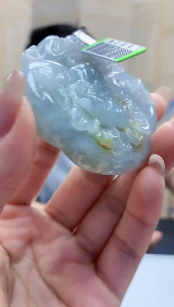 定制翡翠未镶嵌4925lr-毛货挂件65