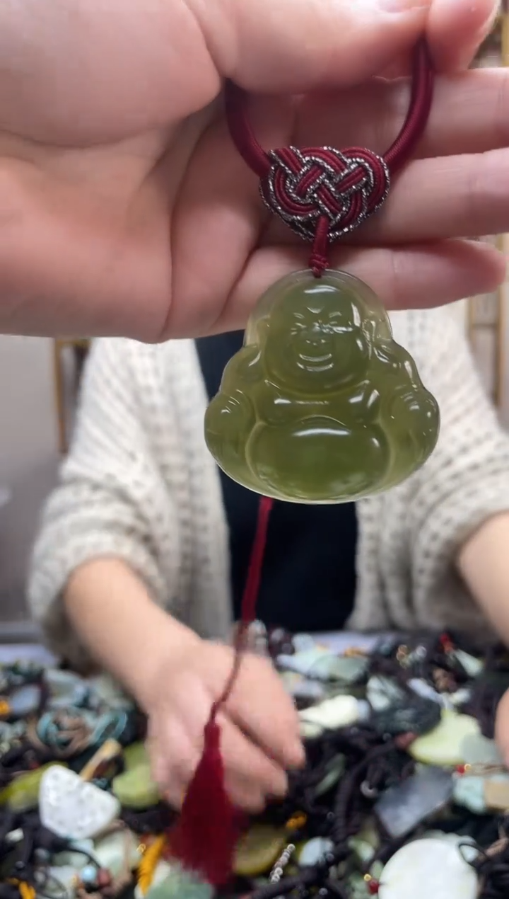 未镶嵌岫玉吊坠·
