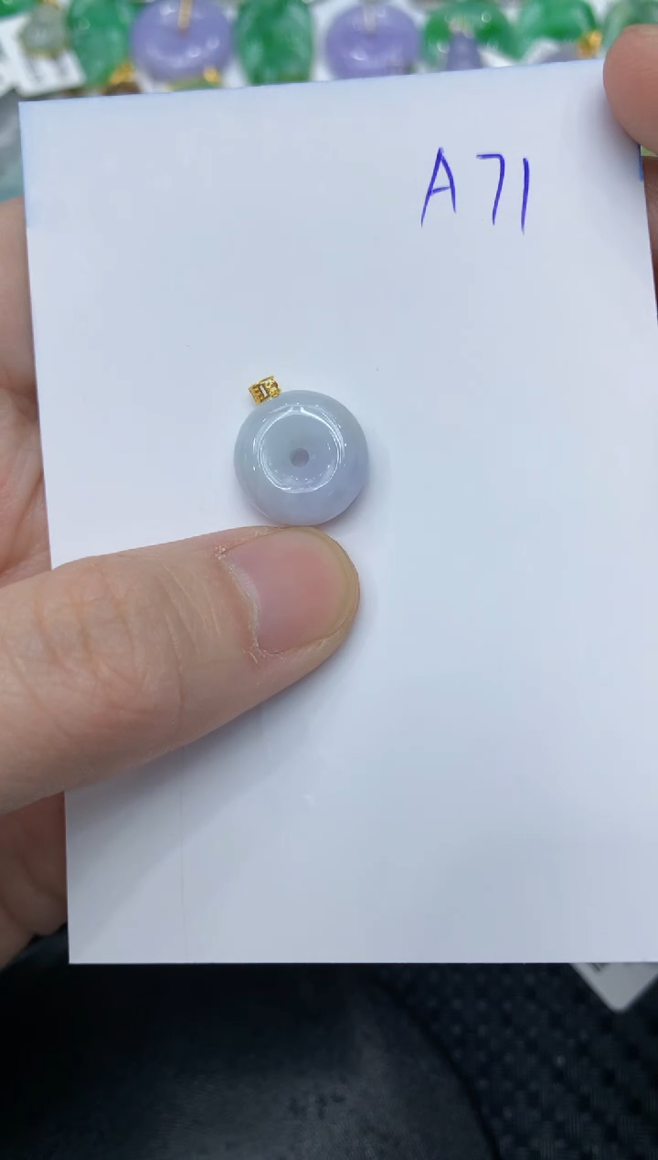 【闪购商品】翡翠颈饰18K金镶嵌111111111111