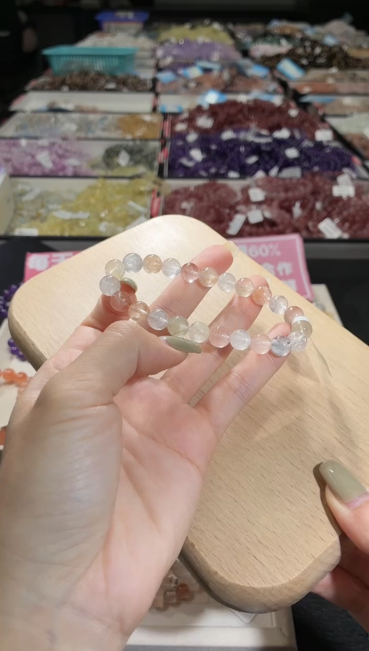 未镶嵌手链水晶374号 多样性发一EE  8+