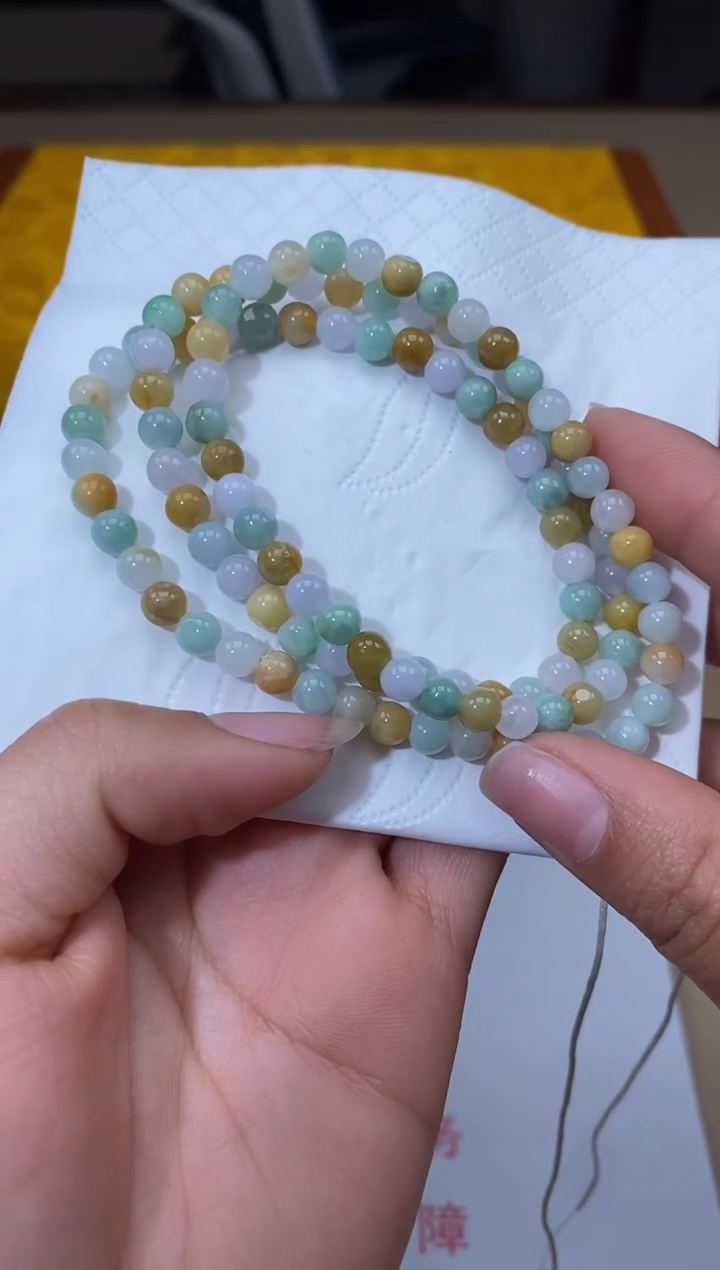 【闪购商品】翡翠颈饰未镶嵌天然A货翡翠珠链