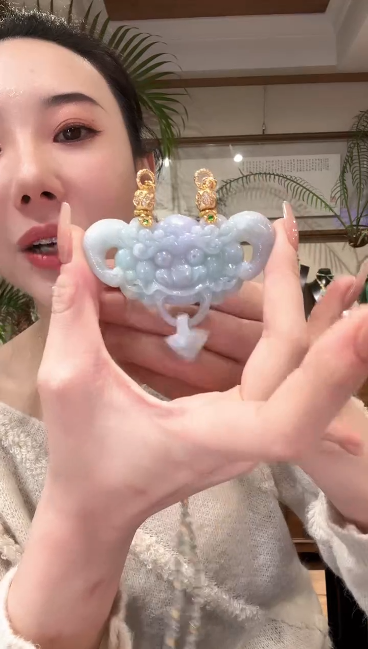 【闪购商品】翡翠颈饰未镶嵌国风