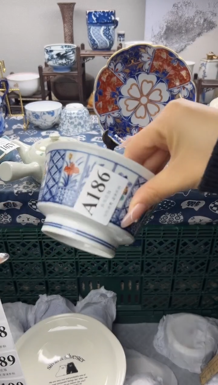 瓷片东**璧  A186