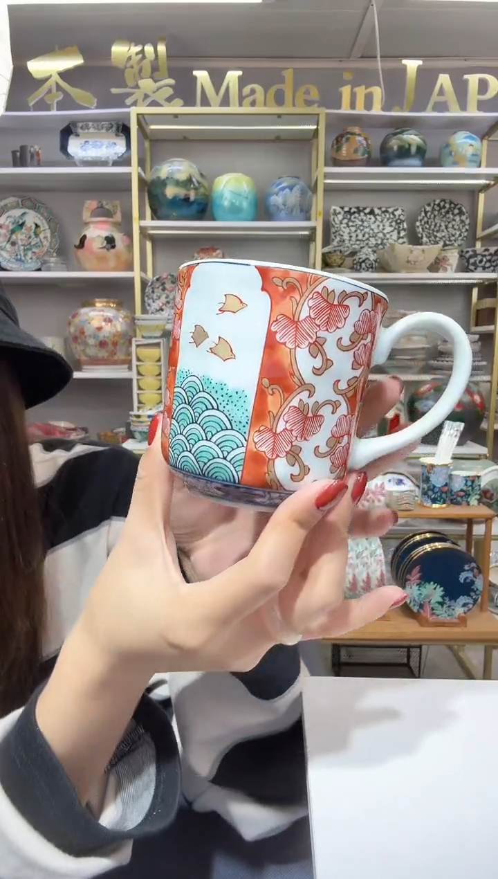陶瓷春色满园马克杯一只