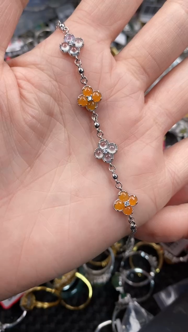 银S925镶嵌戒指翡翠888             101