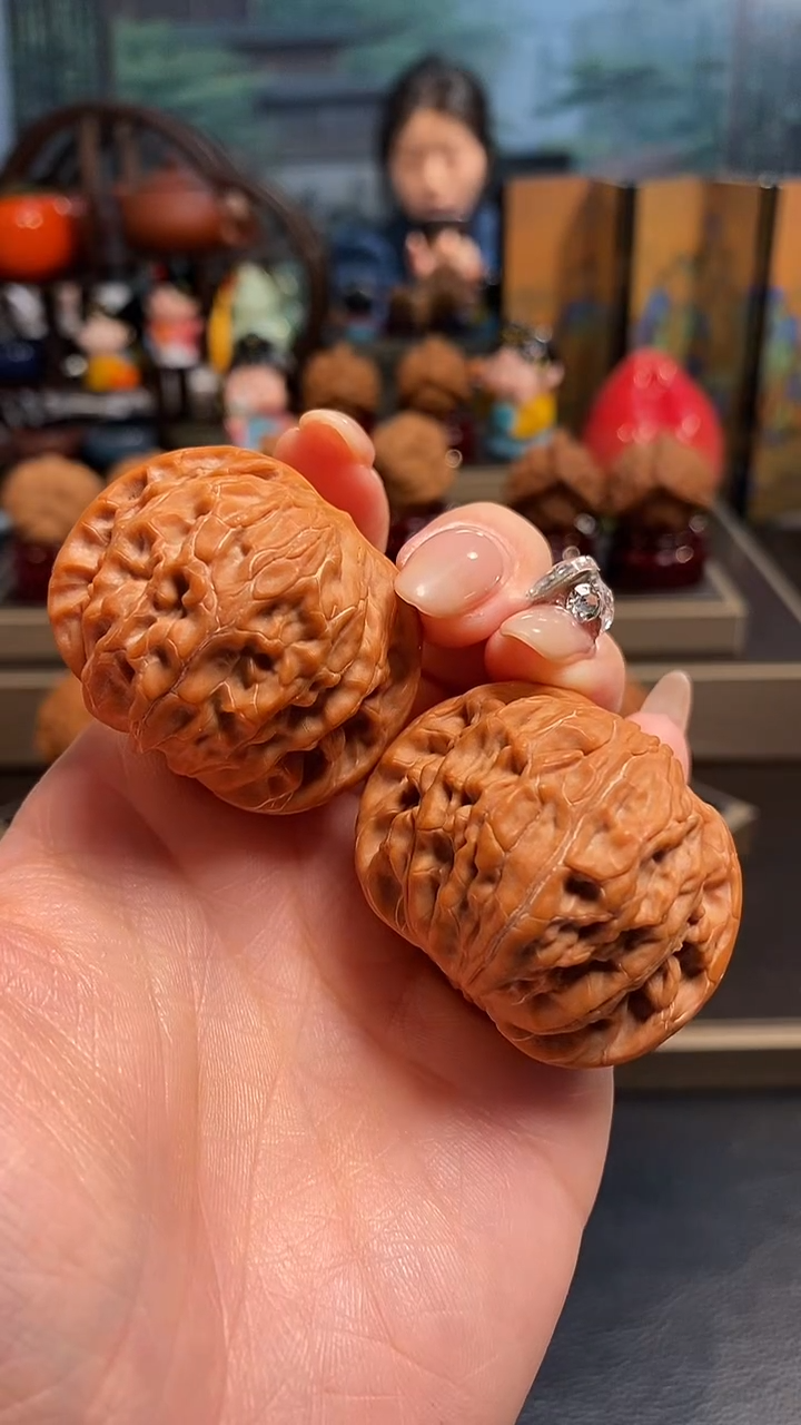 【闪购商品】文玩核桃把件H 808磨盘41尺