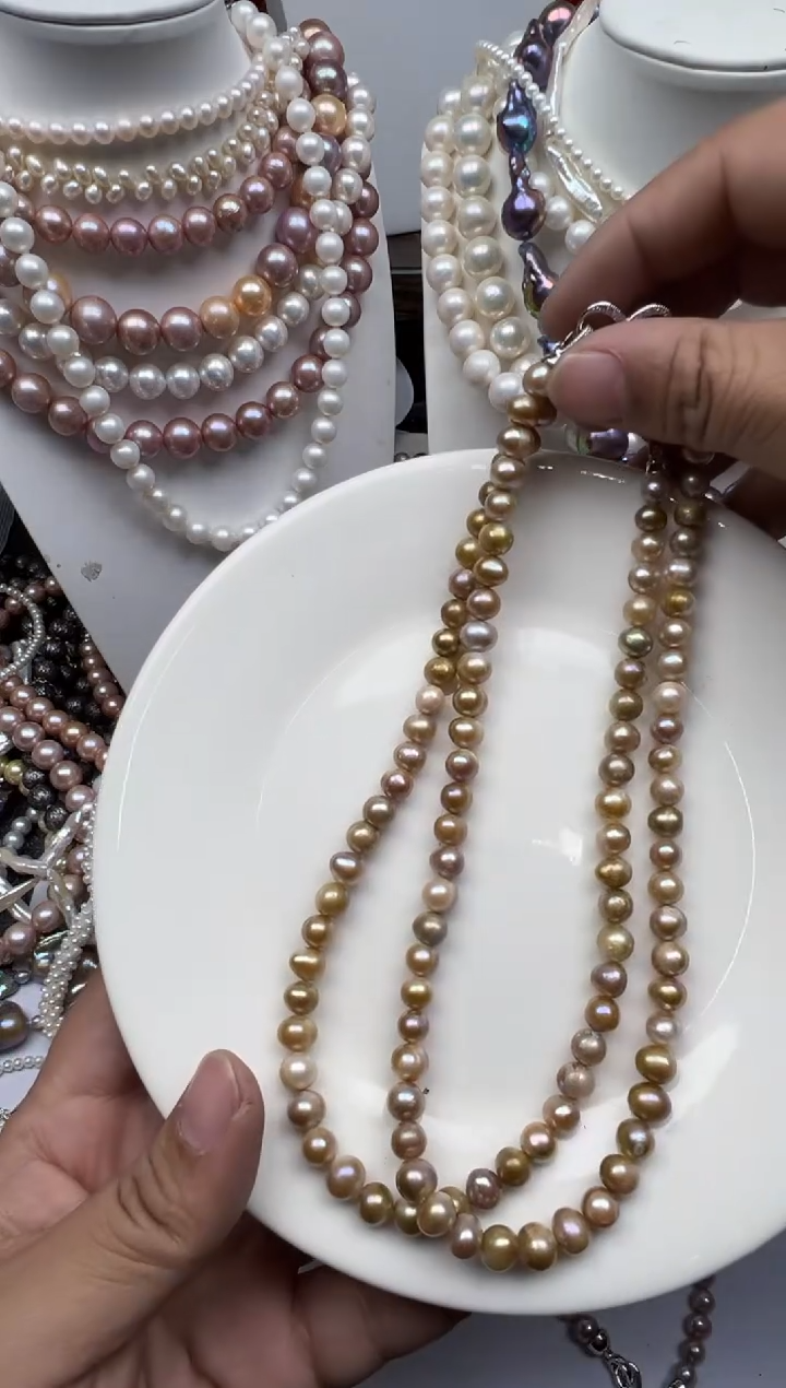 【闪购商品】淡水珍珠颈饰未镶嵌1