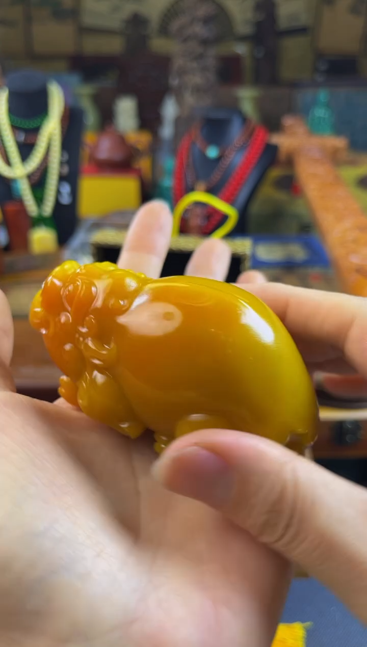 和田玉（黄玉）未镶嵌挂件天然