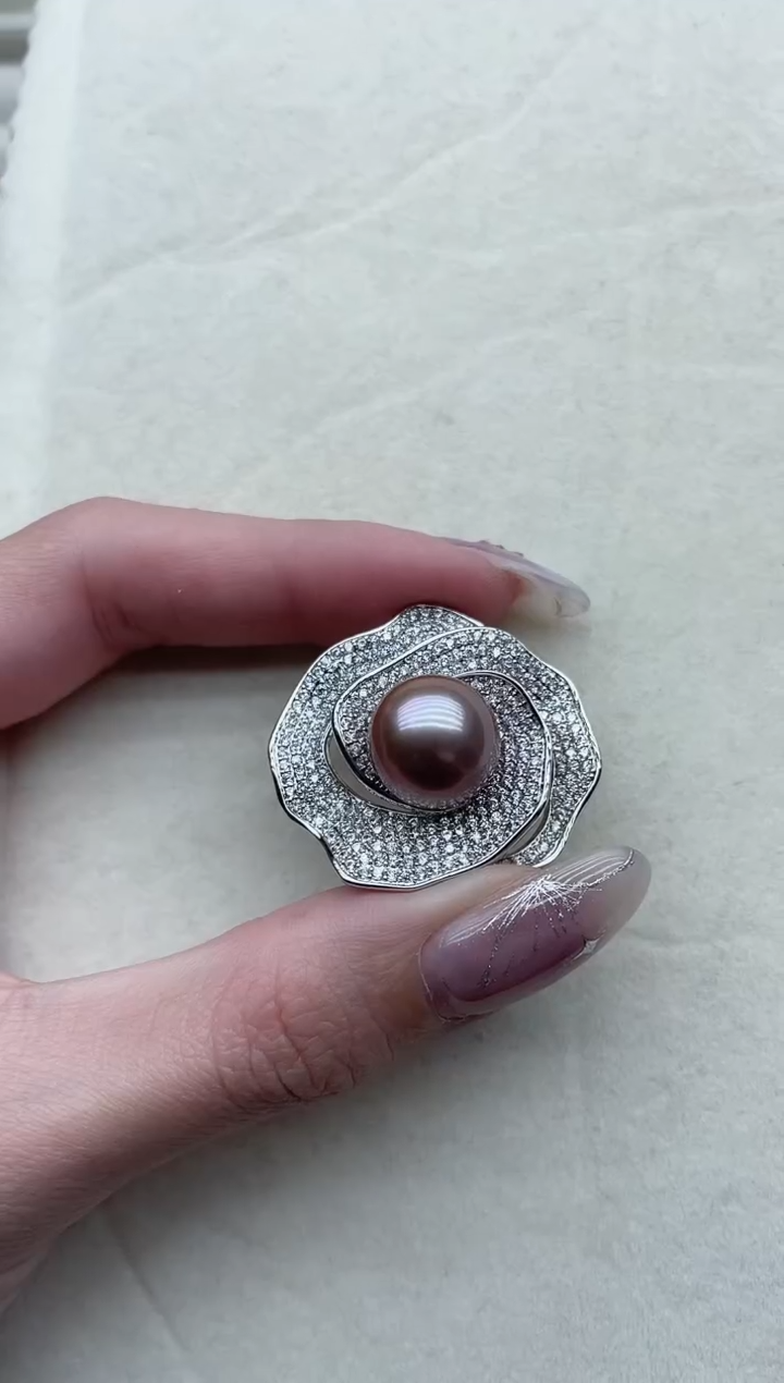 【闪购商品】淡水珍珠胸针未镶嵌87