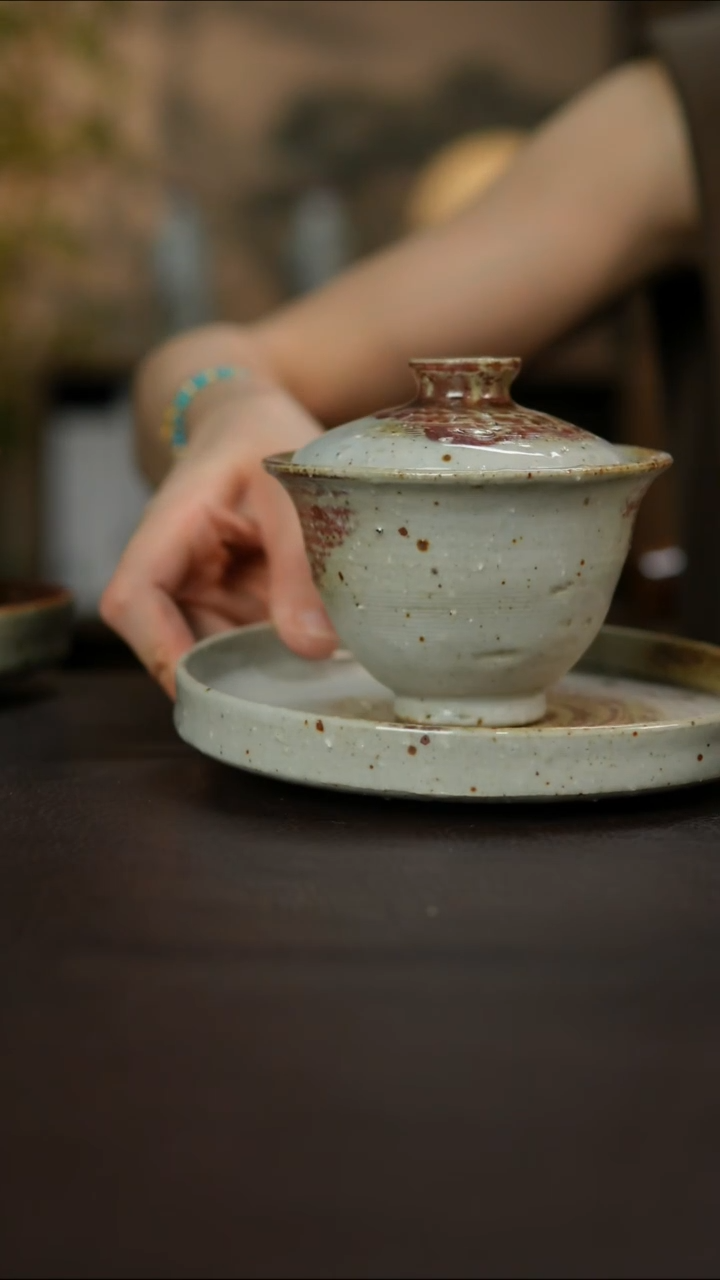 杯景德镇陶瓷杯碗柴烧多人瑕疵