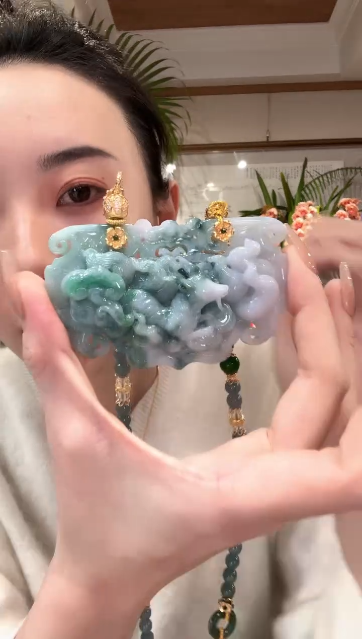 【闪购商品】翡翠颈饰未镶嵌国风