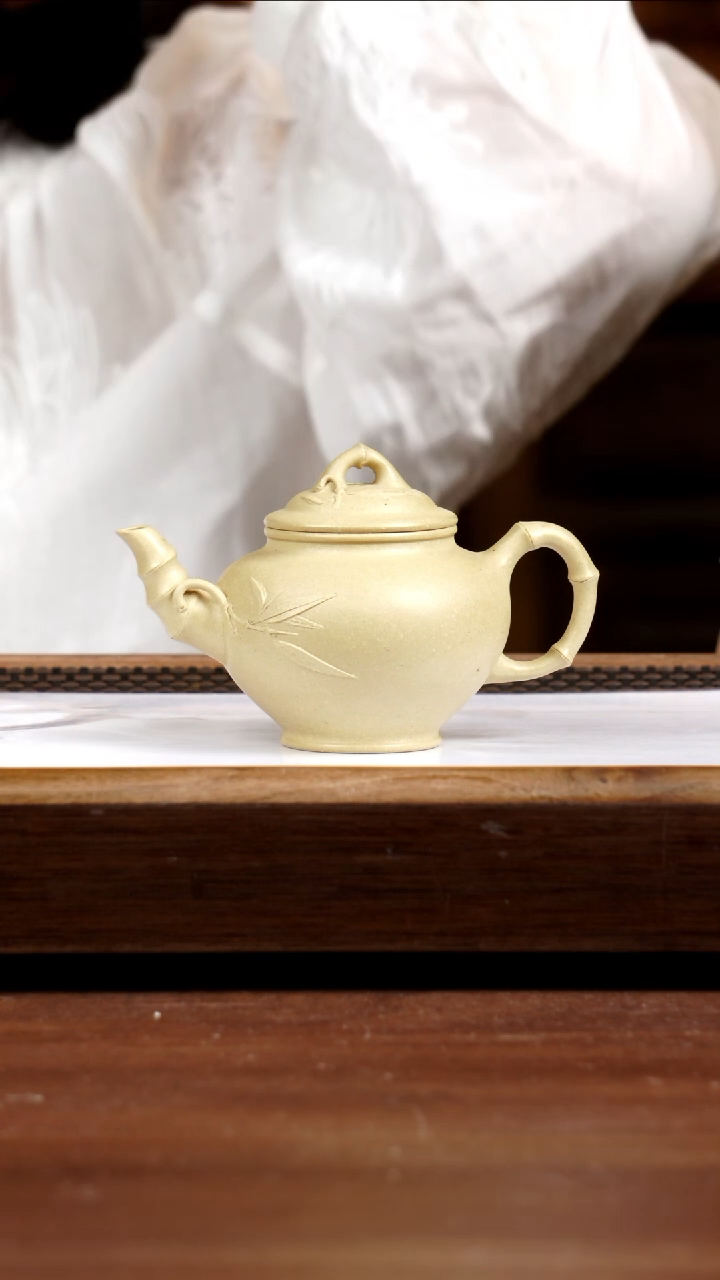 茶壶紫砂本绿竹报春200CC