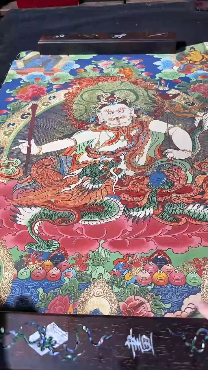 卷轴画藏式珍藏彩绘艺术馆62