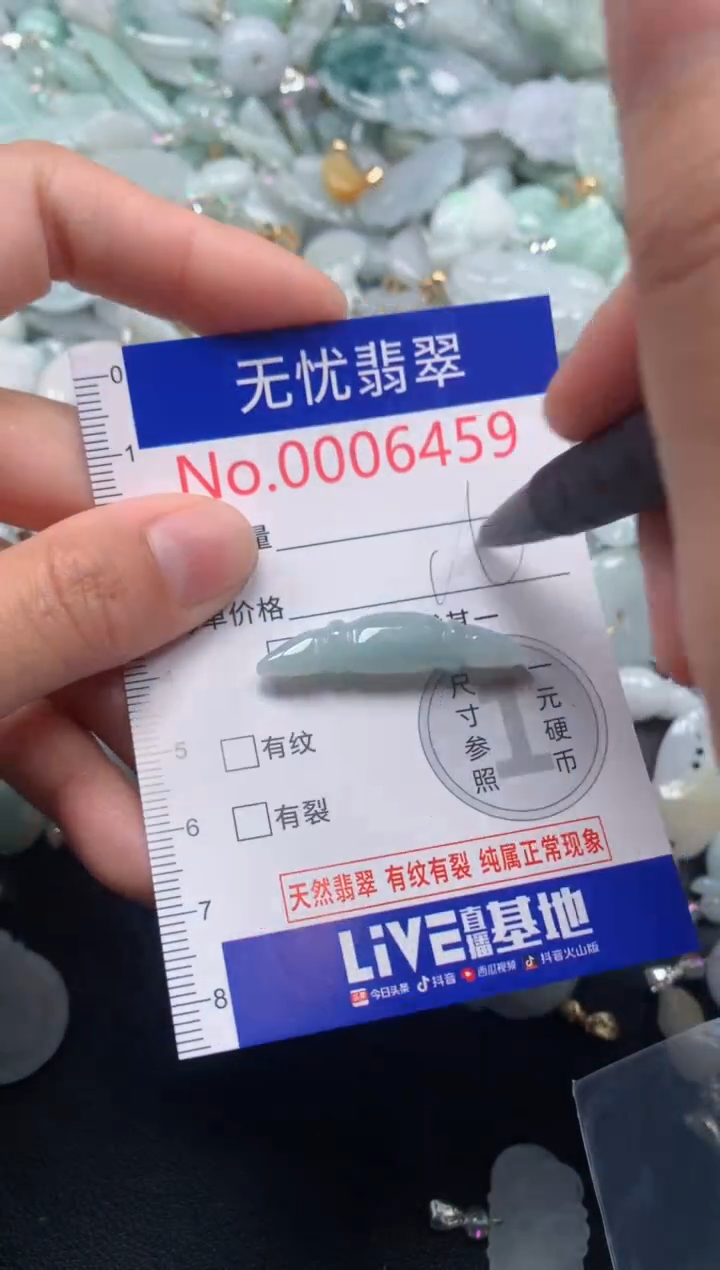 颈饰未镶嵌翡翠6459