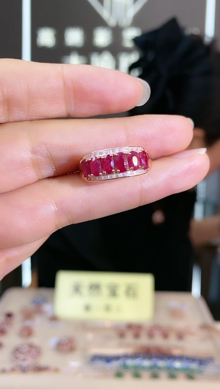 【闪购商品】红宝石手饰银S925镶嵌手饰