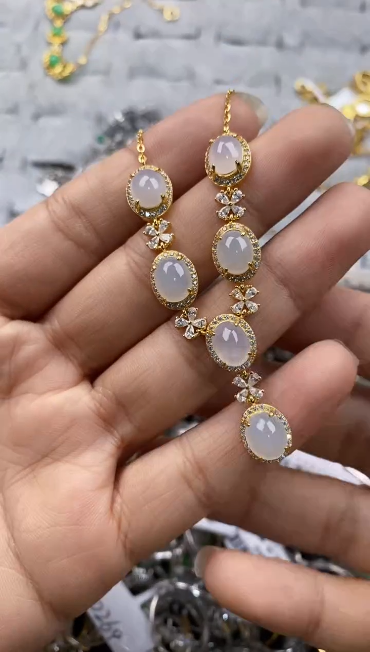 银S925镶嵌戒指翡翠999--4