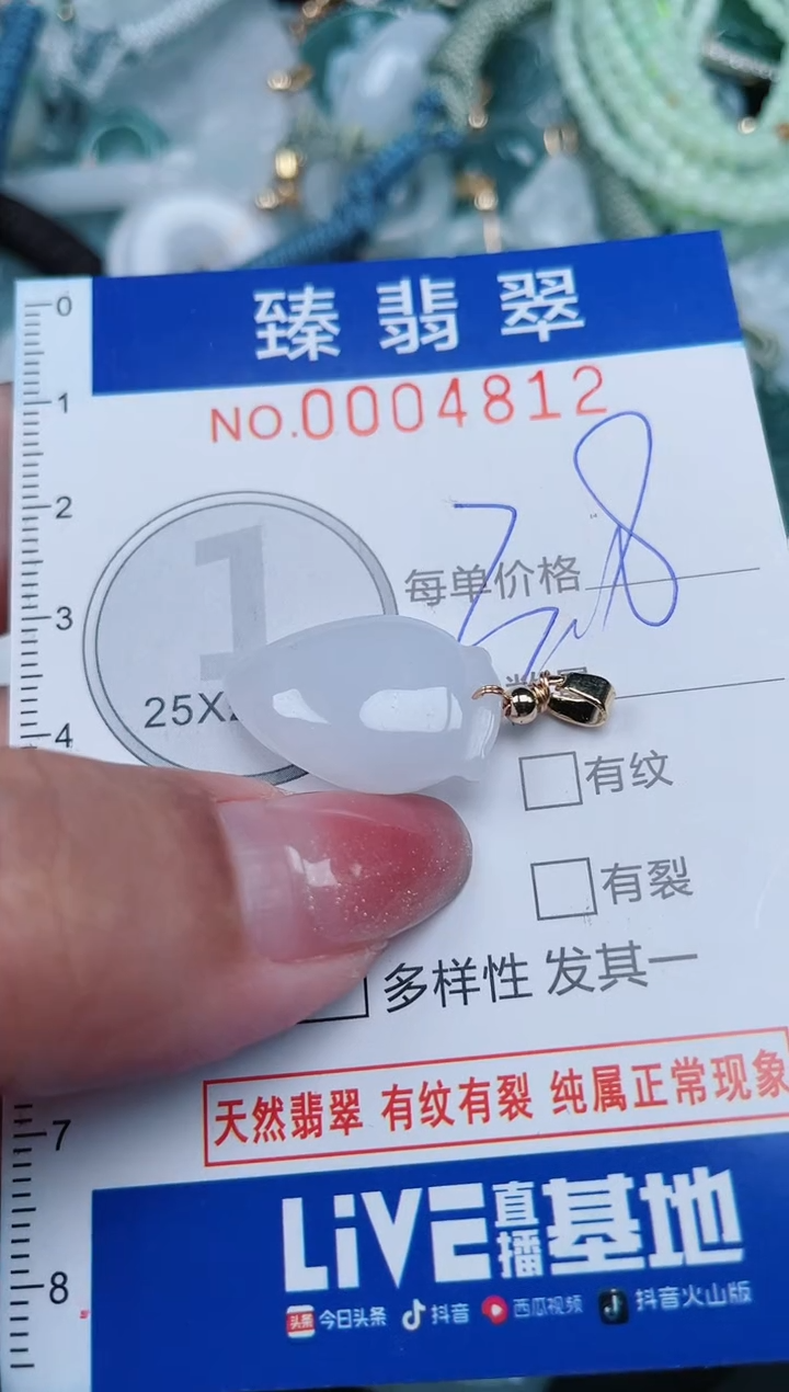 【闪购商品】翡翠颈饰未镶嵌.0004812