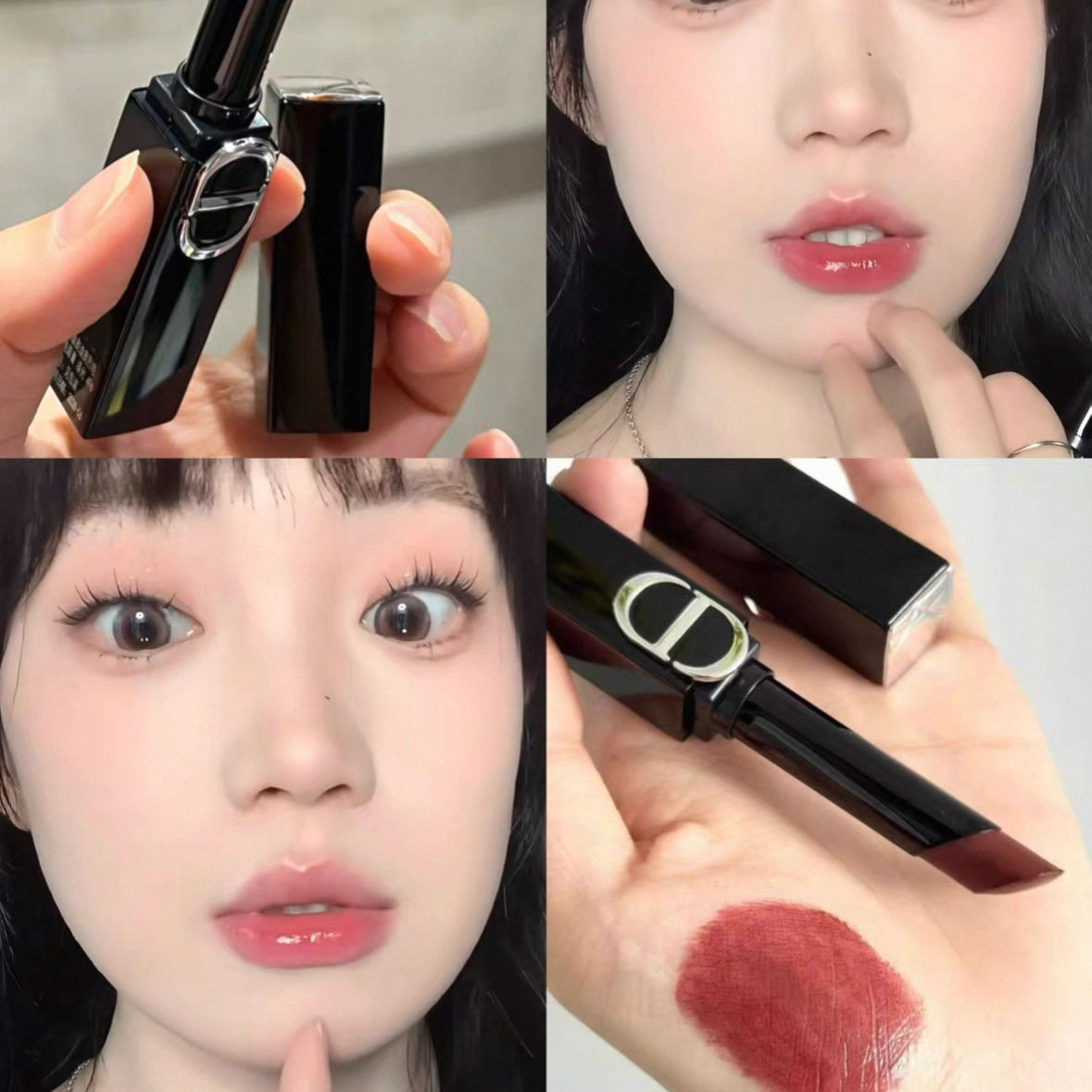 DIOR/迪奥【专柜正品】迪奥烈艳蓝金惊艳唇膏漆光496 2.2g