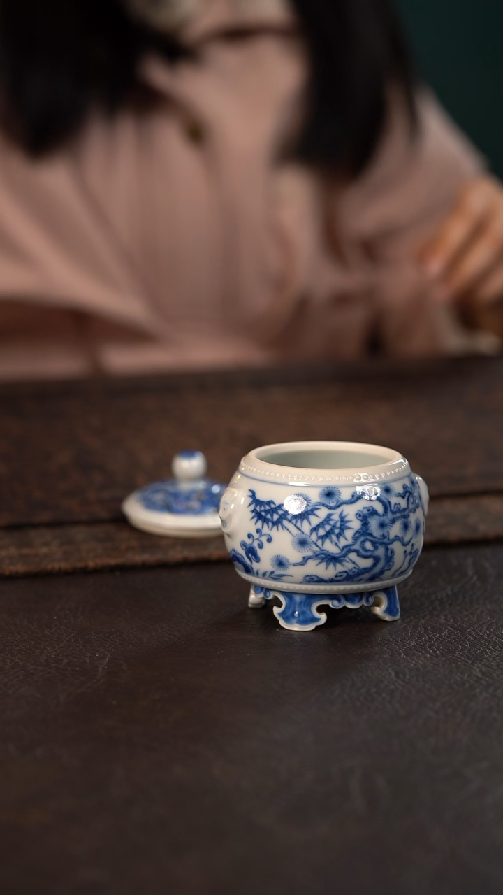 【闪购商品】杯望月怀古松竹梅小香炉