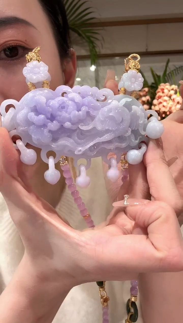 【闪购商品】翡翠颈饰未镶嵌国风