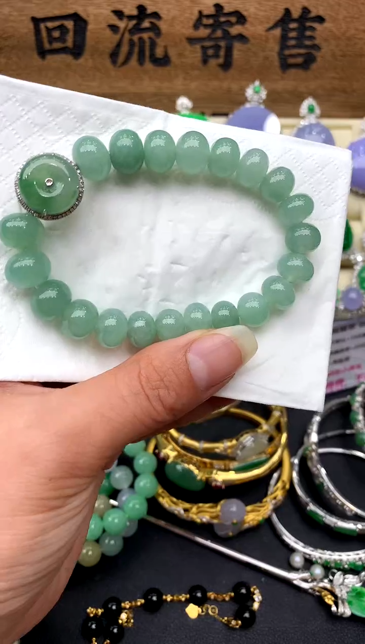 【闪购商品】翡翠手串未镶嵌389-中国好珍宝