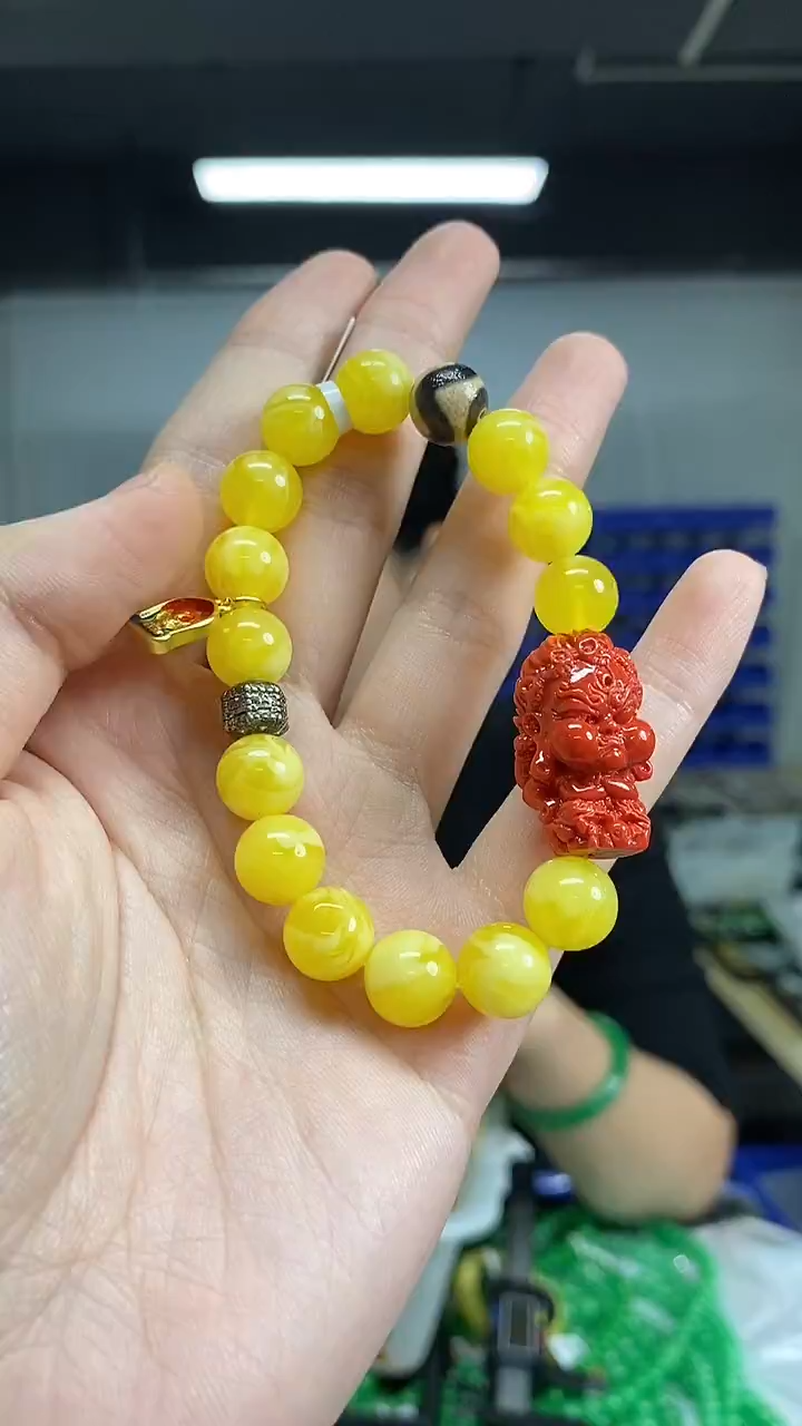 手链蜜蜡未镶嵌多样性发其一颜色微差
