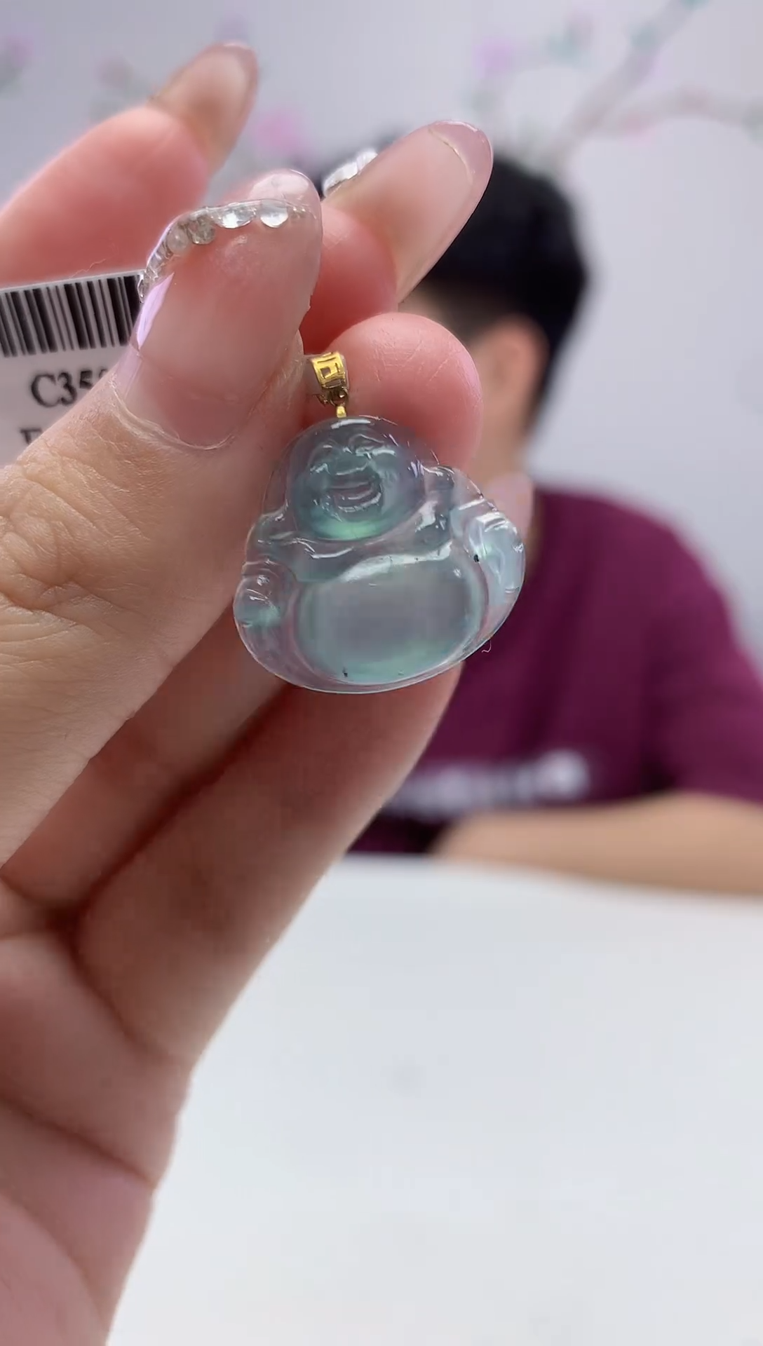 定制翡翠未镶嵌888xy-毛货佛公68赠扣头