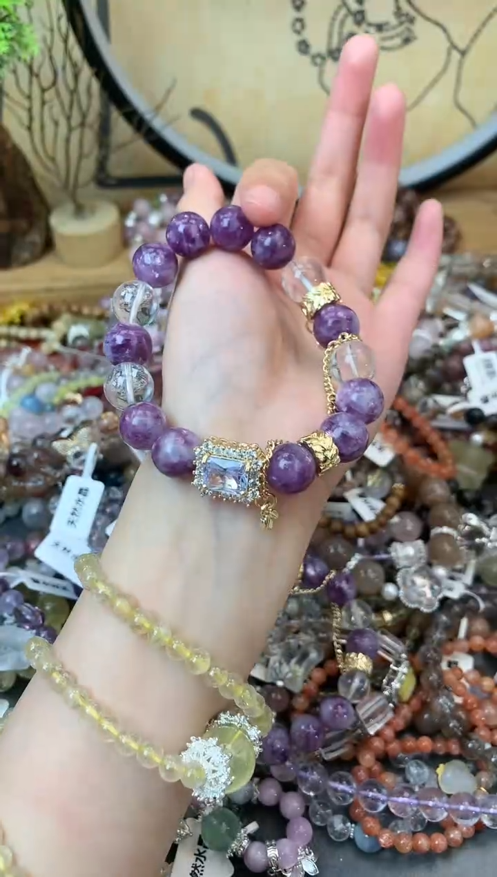 【闪购商品】紫晶手链未镶嵌1442手串