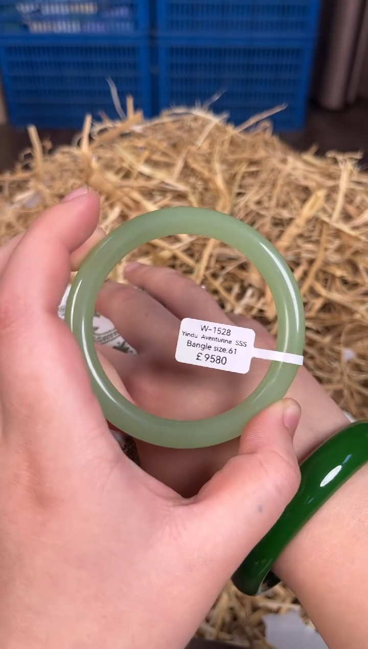 未镶嵌手镯石英质玉W1528