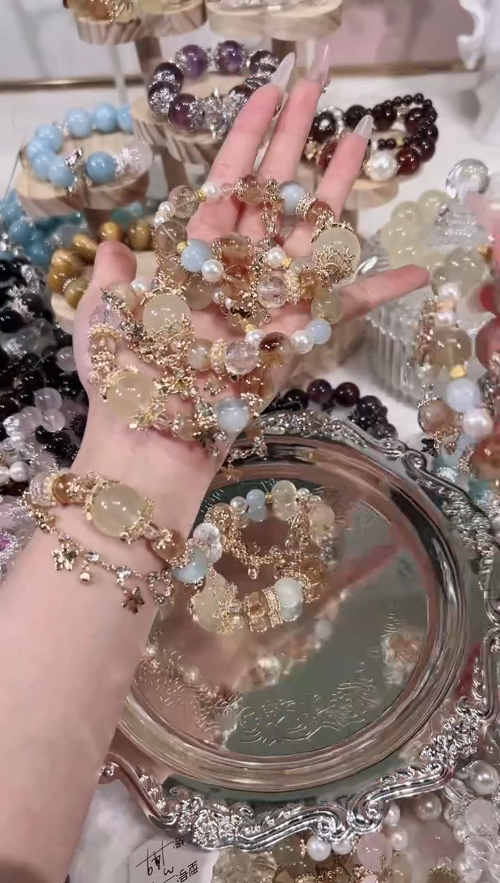 【闪购商品】水晶手链未镶嵌天然水晶默认微瑕 多样性发货发其一