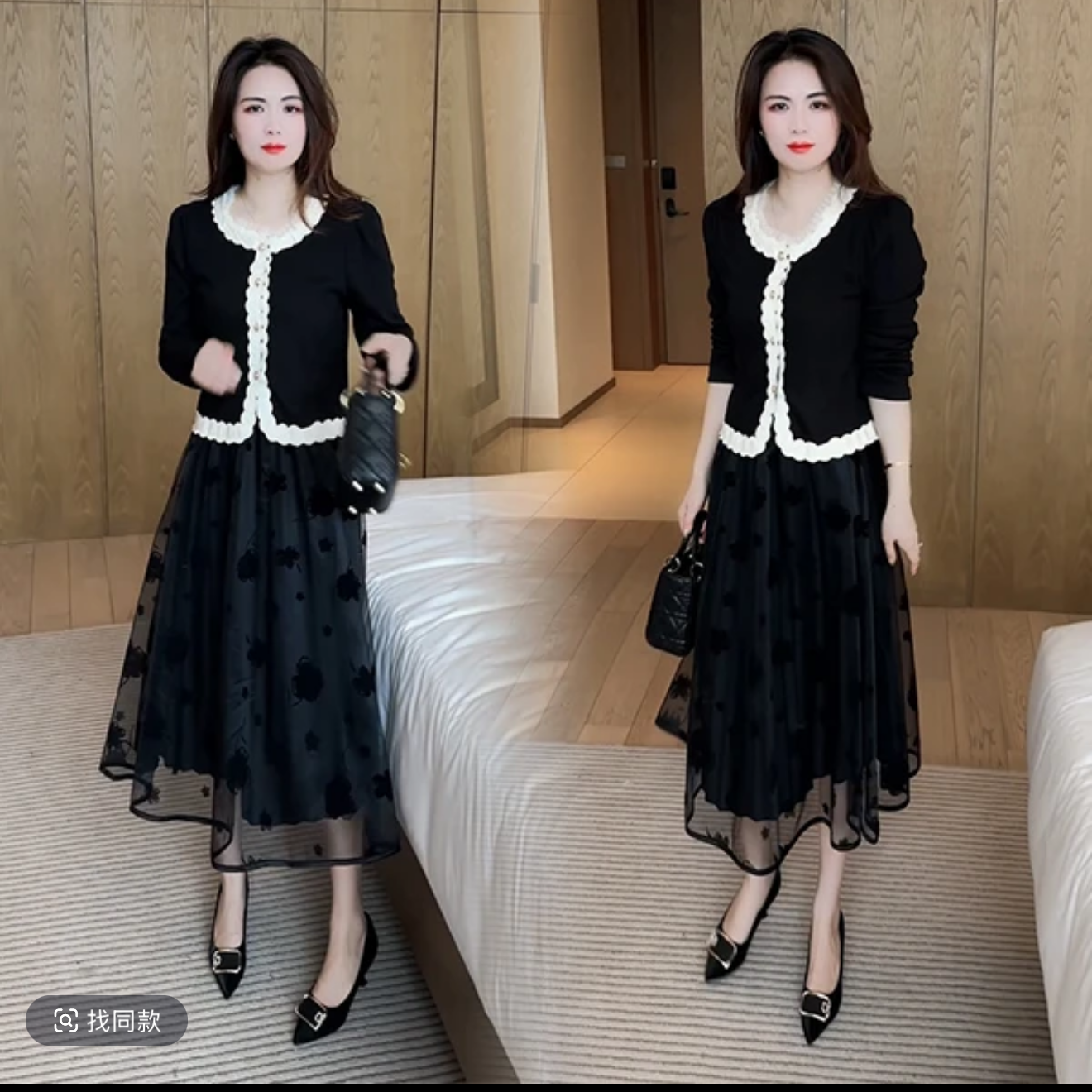 早春季设计感小众洋气时尚气质小个子休闲减龄长袖T恤 