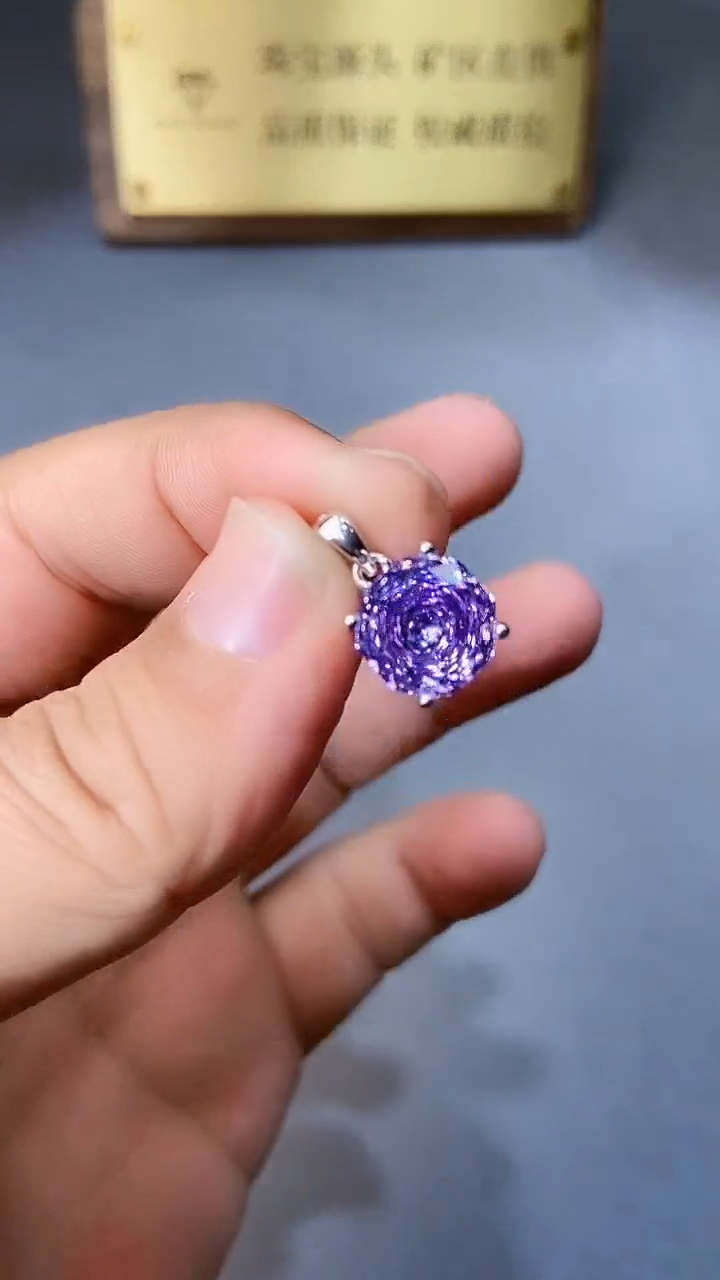 【闪购商品】紫晶颈饰银S925镶嵌78354