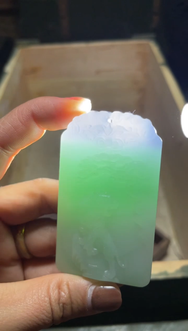 【闪购商品】俏色双面工 虎牌1件