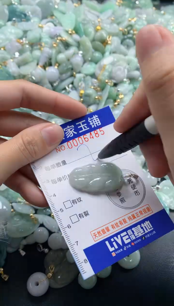 颈饰未镶嵌翡翠6485