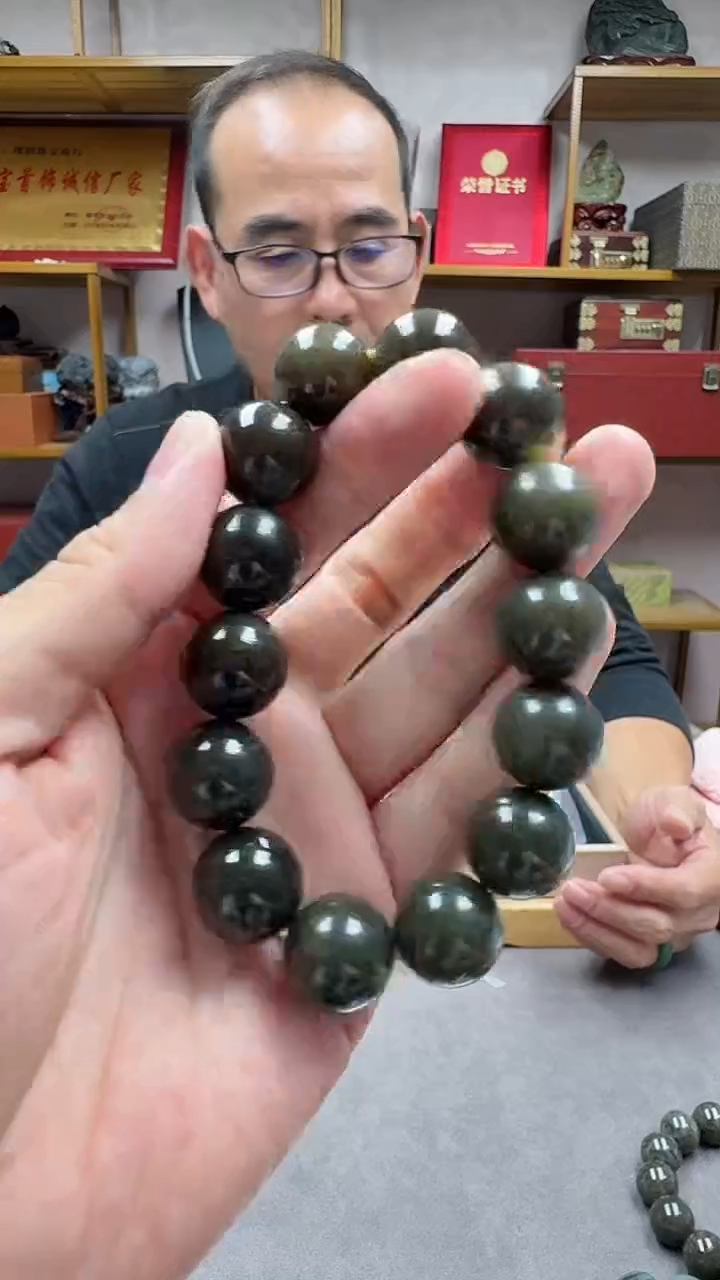 未镶嵌手链和田玉16且末草花糖