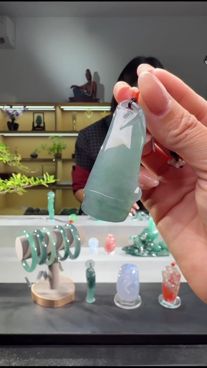 吊坠(不含链)未镶嵌翡翠竹节