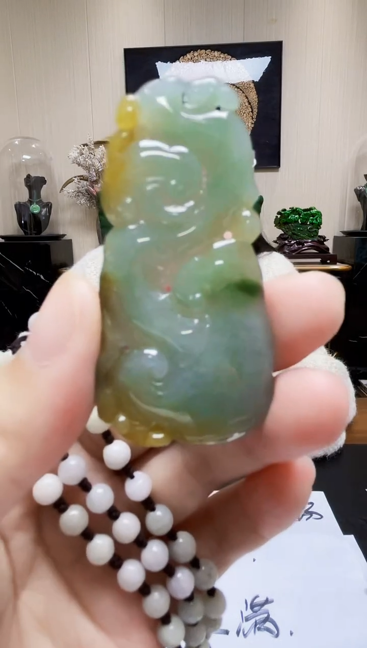 未镶嵌定制翡翠吊坠87