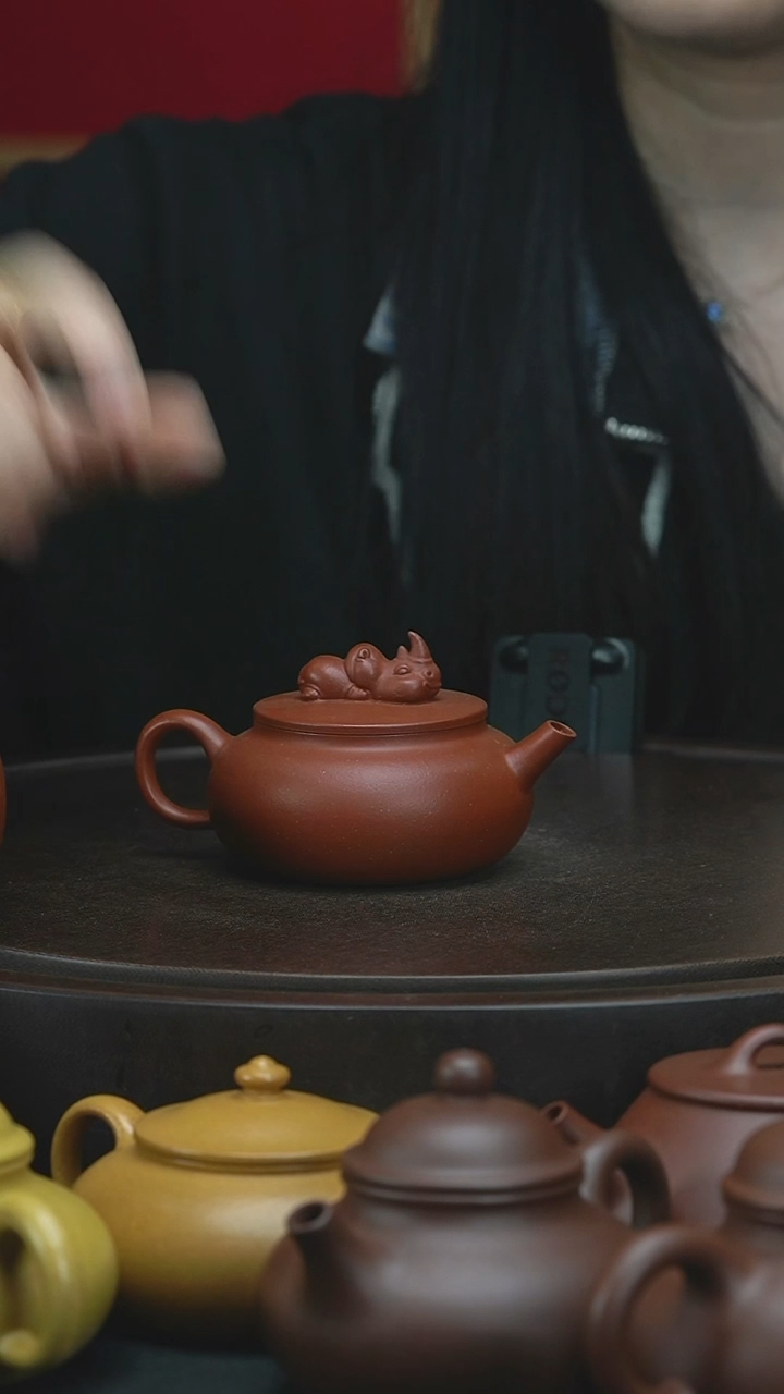 【闪购商品】紫砂茶壶半手工自营小红泥灵犀140CC