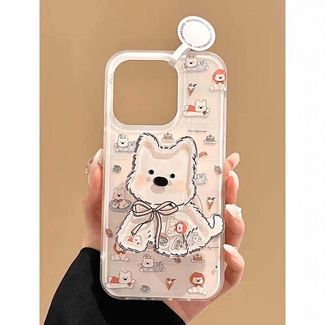 西高地适用苹果iphone小米15/14/13promax防摔vivo华为oppo手机壳