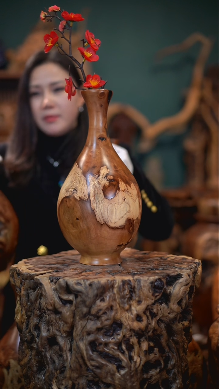 【闪购商品】枣木雷击枣木玉壶春