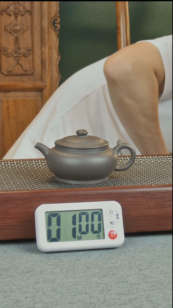 茶壶紫砂静*堂青灰全手壶