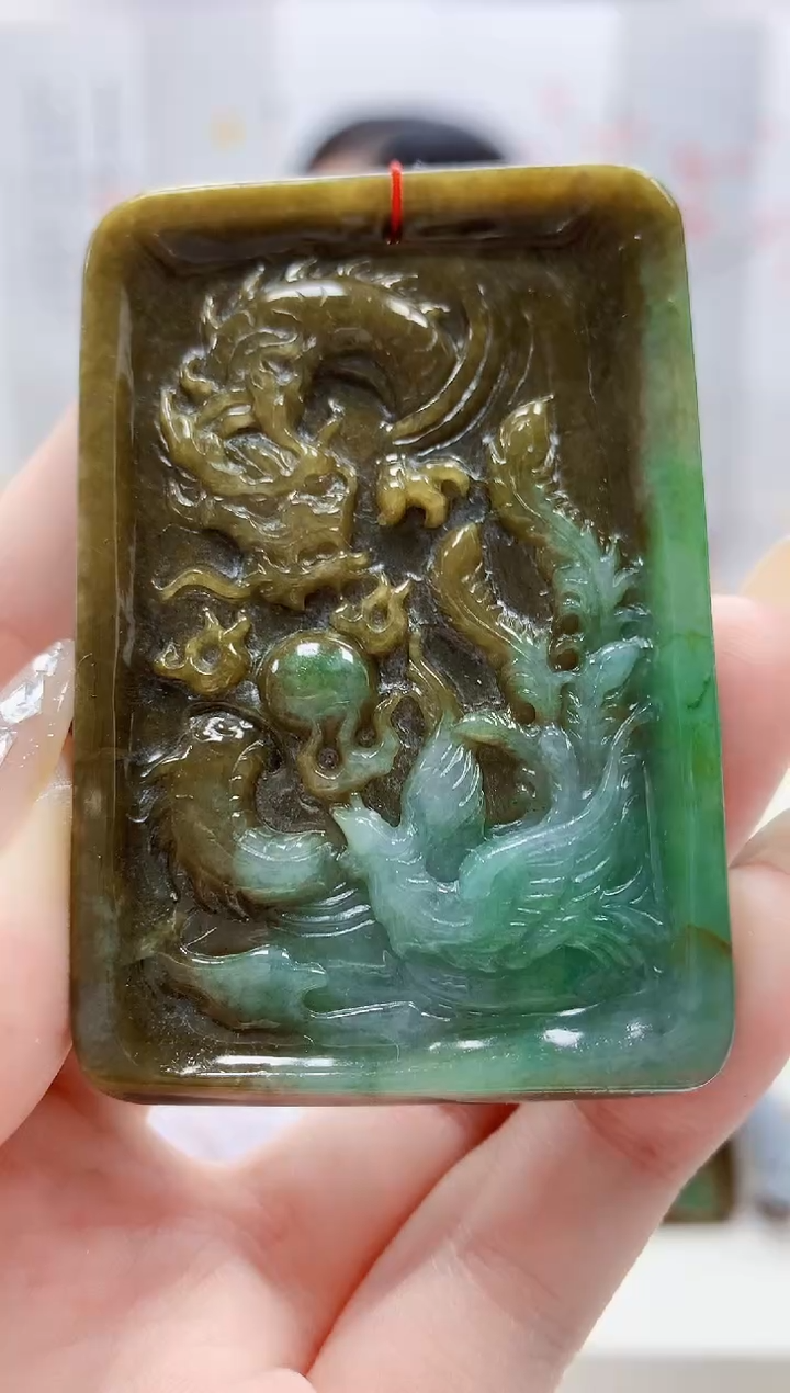 未镶嵌定制翡翠4852jw-毛货挂件33