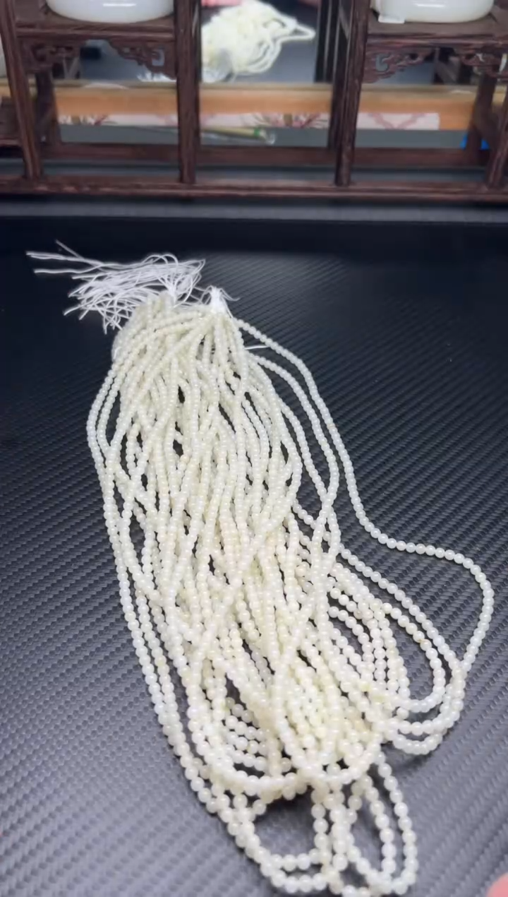 项链未镶嵌和田玉且末微色差米达卡4多样性发货拍一发一JH