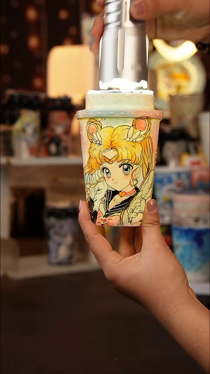 (玉泥）景德镇手工手绘文创陶瓷杯