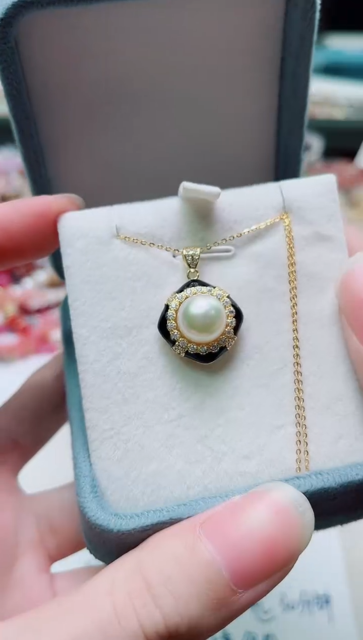 银S925镶嵌其他海水珍珠多样性发一2626