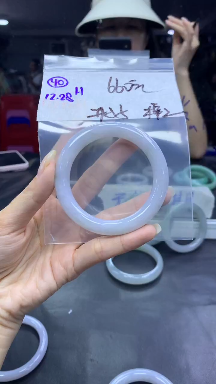 未镶嵌定制翡翠660手镯55棉丝+660元+拍一发一