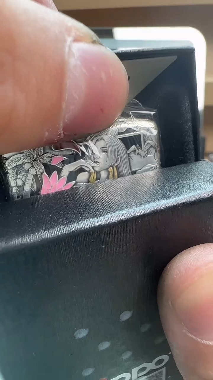 Zippo打火机火凤凰镀金镀银女帝